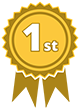 1st prize badge
